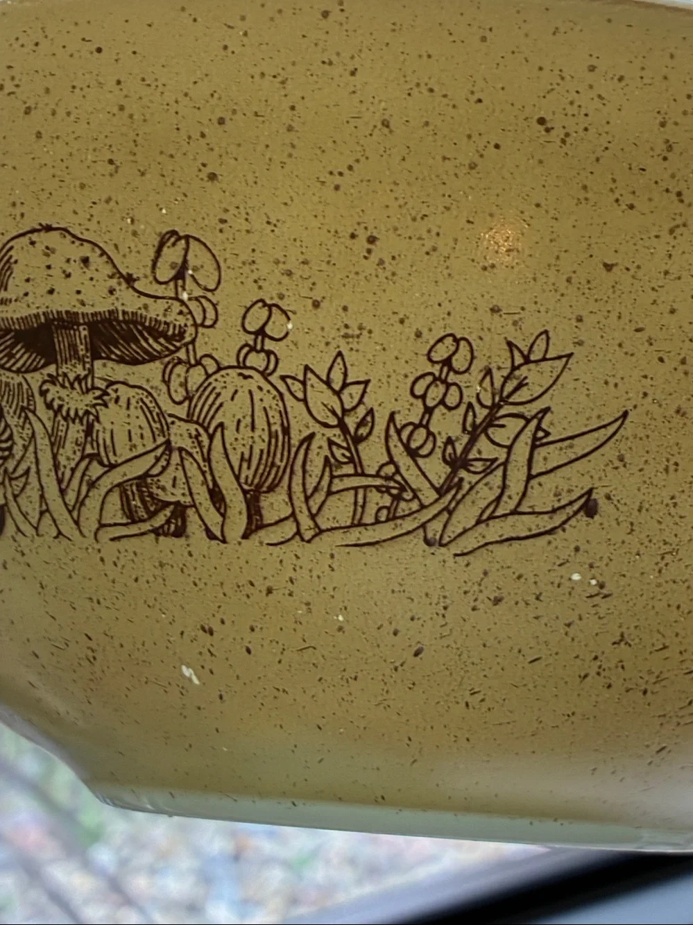 VINTAGE PYREX #442 FOREST FANCIES MUSHROOM CINDERELLA MIXING NESTING BOWL 1.5L